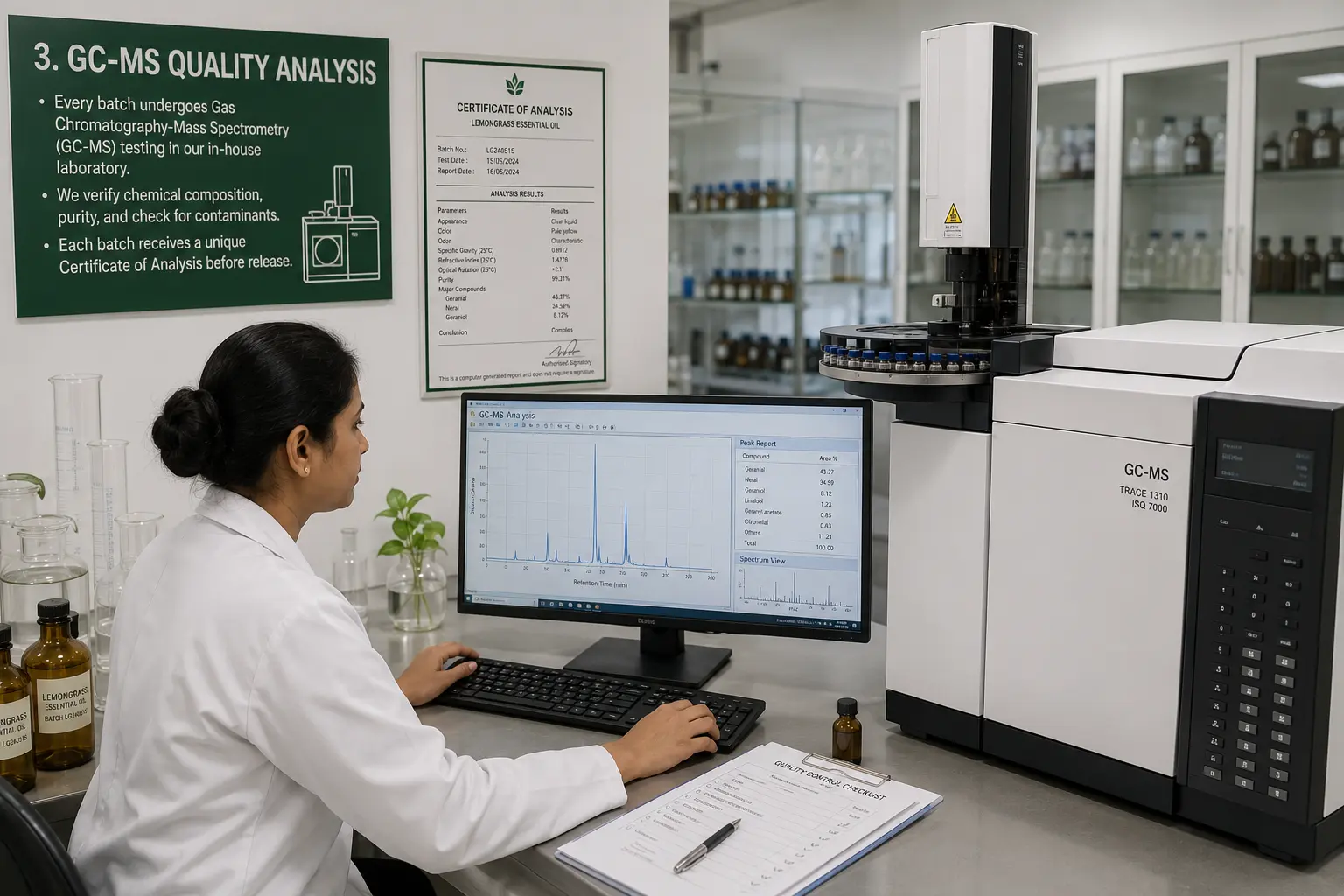3. GC-MS Quality Analysis