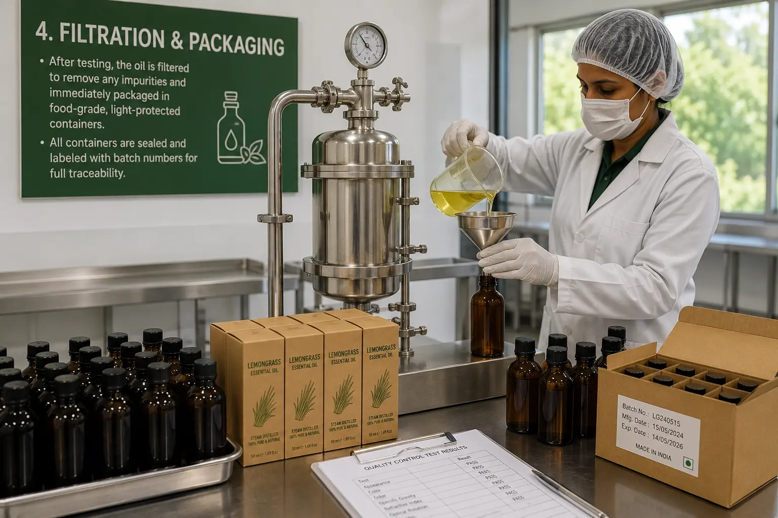 4. Filtration & Packaging